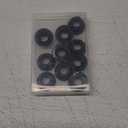 M12-1.75 Serrated Flange Hex Nuts Flanged Locknuts, 304 Stainless Steel 18-8, Black Finish, 10 PCS