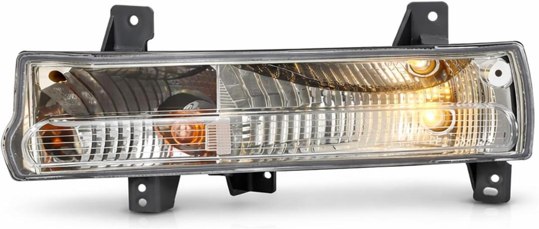 WILD BEAR Turn Signal Light For Compass 2017 2018 2019 2020 2021 Left Side Parking Maker Lamps with Bulbs (Driver Side)
