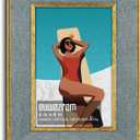 Suede 4x6 Frame - Single Frame, Christmas Elegant Gray 4 x 6 Poster Frame, 4x6 Picture Frame for Artwork Puzzles Photos and Movie Posters