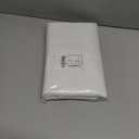 NICETOWN French Front Door Curtains Blackout Sheer Door Curtains for Window Thermal Insulated Privacy Sidelight Curtains for Tie Up Shades, 36W x 72L, 1 Panel, White