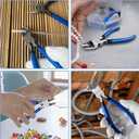 Wire Cutters 2 Pack KAIHAOWIN 6 Inch Wire Cutters Set Spring Loaded Wire Snips Diagonal Cutting Pliers Dikes Precision Wire Clippers Small Flush Cutter for Cutting Wires,Electronics,Cables,Jewelry,DIY (ef of 2 pk)