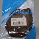 MOCATH Oval Athletic Shoelaces Half Round Shoe Laces for Sneakers Running Shoes Sport Shoe Strings, Color Brown