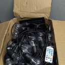 100FT Solar String Lights Outdoor Waterproof with Remote Control Solar Patio Lights 30+2 shatterproof LED E26 S14 Bulbs for Porch Garden Market Bistro Patio Backyard Fence