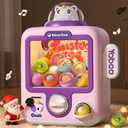 34 Pcs Vending Machine Kids Toys , Unicorns Electronic Game Toys for Girls 3 4 5 6 7 8 Year Old, Mini Vending Machine, Gumball Prize Machine Maker Game for Party, Idea Gift for Girls Age 3-5 4-6