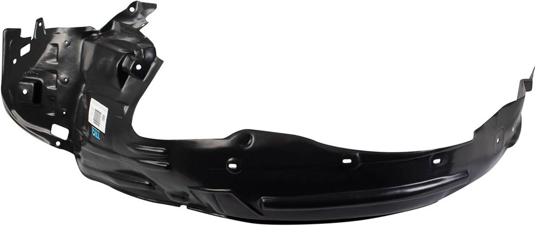 TRQ Front Left Inner Fender Liner Black Drivers Side Compatible with 2005-2007 Honda Odyssey HO1248123