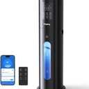 Humidifiers for Bedroom Large Room Humidifiers for Home,7L/1.85Gal Large Humidifier with Smart App & Remote Control, 4 Mist Levels Cool Mist Humidifiers Black