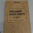 200 Pcs Parchment Paper Sheets, 9x13 In Non-Stick Precut Baking Parchment for Baking, Grilling, Air Fryer, Steaming, and More (Unbleached) - Quarter Sheet Size, Perfect for Bread, Cakes, Cookies