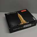 CAXIMSY Empire State Architecture Model Building Block Set for Adults New York's World Famous Landmark Architectural Toys Gift Kids and 1570 Pieces