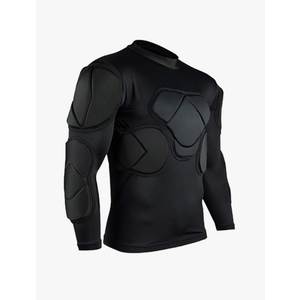 Men's Goalkeeper Shirt Padded Football Protective Gear for Men Training Suit Rib Protector for Soccer Basketball Paintball, XL