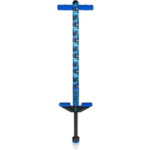 Flybar Jolt Pogo Stick for Kids Ages 6 and Up, 40 to 80 Pounds, Perfect for Beginners, Easy Grip Foam Handles, Anti-Slip Foot Pegs, Outdoor Toys for Boys, Jumper Toys for Girls, Outside Toys for Kids (Leopard)