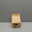 Wood Bird Houses for Outside with Pole Wooden Bird House for Finch Bluebird Cardinals Hanging Birdhouse Clearance Garden Country Cottages