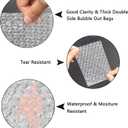 200Pack Bubble Out Bags Pouches 4"x 6" Bubble Pouches Cushioning Packaging Bags, Double Walled Cushioning Bags Thickening Shockproof Foam Bags for Moving, Shipping, and Storage