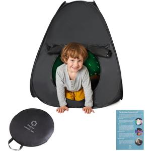 Sensory Tent | Calm Corner to Play and Relax | Toys for Autistic Children | Helps with Autism, SPD, Anxiety & Improve Focus | Black Out Sensory Tents for Autistic Children | Small