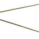 AMZFLAG Flag Spreader for Indoor Flag Pole, Gold Large Indoor Flagpole Spreaders 50 cm/19.5 inch Metal