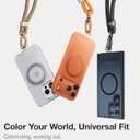 TORRAS Phone Lanyard Crossbody with 2 Phone Tabs, Adjustable Anti Theft Phone Strap for iPhone 17 Pro Max, Premium Metal Buckles, Universal Cell Phone Neck lanyard for Women and Men, Khaki