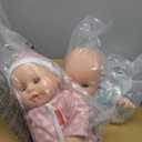 Melissa & Doug Mine to Love Luke & Lucy Realistic Twin Baby Dolls (15-inch) - Dolls and Accessories with Pacifiers for Pretend Play, Toddler Toys for Ages 18M+ (Blue,Pink)