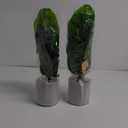 Der Rose 2 Pack Fake Plants Artificial Tropical Faux Plants Indoor for Office Desk Home Sage Green Decor