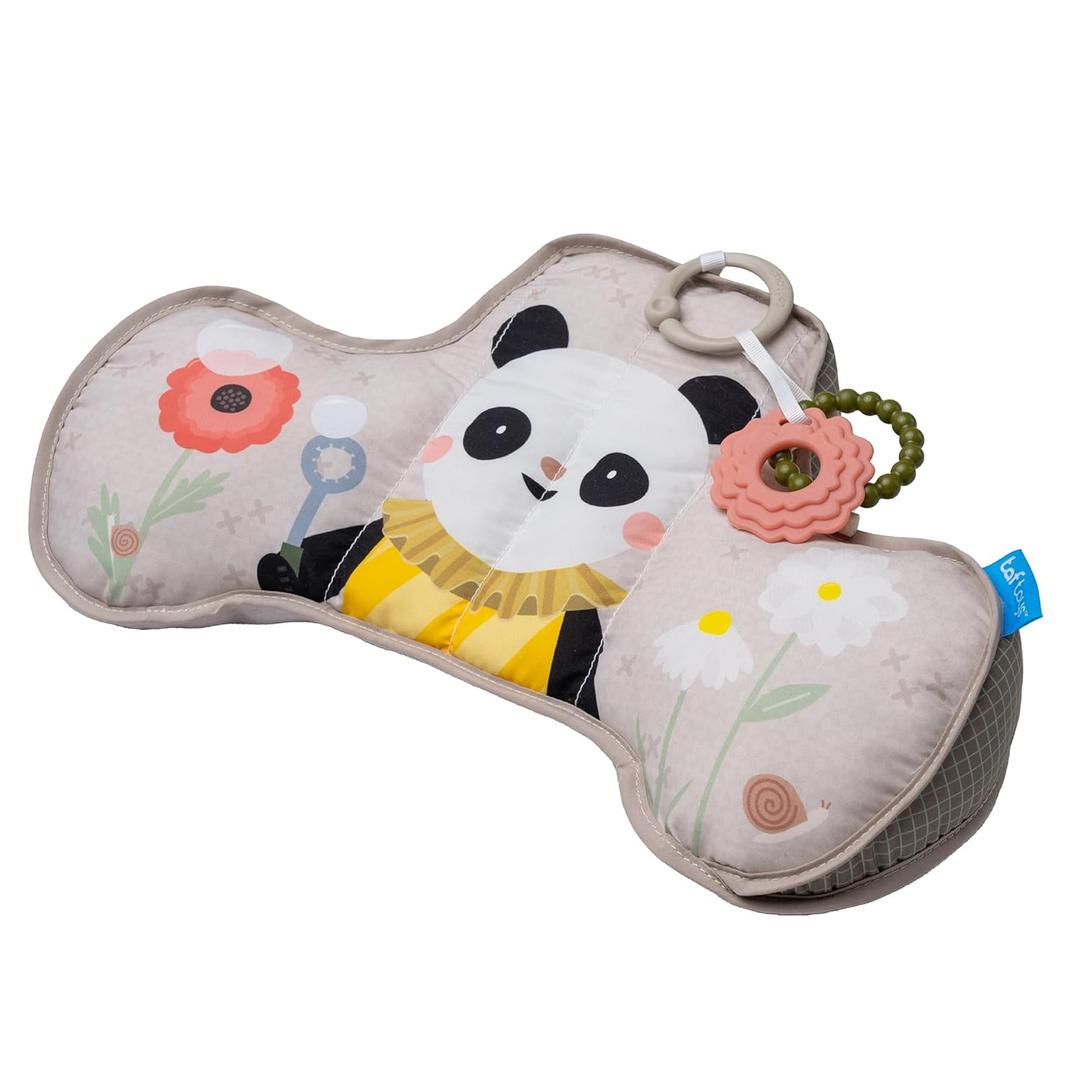 Taf Toys Tummy Time Ergonomic Support Toy & Teether for Infant Newborn Supportive Baby & Neck Strengthening Develops Muscles for Crawling Montessori Sensory Toy Tummy Time Toys 0-6 Months