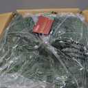 SHareconn 9FT Lush Norfolk Pine Garland Decorations, Thick Real Touch Artificial Greenery Garland for Mantle Fireplace Table Stairs Railing Front Door Indoor Outdoor Holiday Christmas Decor,Green