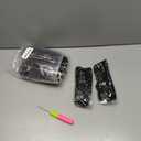 12 Inch 10 Packs Yanky Twist Crochet Hair for Black Women Pre-twisted Natural Kinky Mini Spring Twist Small Curly Senegalese Twist Braids (1B)