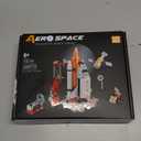 Space Exploration Shuttle Toys for 6 7 8 9 10 11 12 Year Old Boys 12-in-1 STEM Aerospace Building Kit Toy with Heavy Transport Rocket and Launcher Best Gifts for 6-12 Year Old Boys (566 PCS)