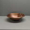 Monarch Abode 17-inch Hand Hammered Pure Copper Oval Drop-in Bathroom Sink, Bathroom Sink Drop-in, Top Mount for Powder Room, Home Restroom or Guest Bath