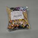 2 x WorldBazaar 120PCS Halloween Cocktail Picks 6 Styles Halloween Skewers Appetizer Food Fruit Toothpicks Charcuterie Skewers Sticks Party Supplies Decorations