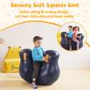 BALAPET Inflatable Sensory Chair for Kids,Soft Squeeze Seat Calming Tool for Special Need Child Ultra-Durable Sensory Seeking Equipment for Kids Calming Compression, Sensory Room Must Have Toys Gifts