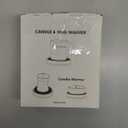 Coffee Mug Warmer for Desk, Electric Candle Warmer with Auto Shut Off, 2-4-8 Hour Timed Smart Cup Warmer for Heating Coffee, Beverage, Milk, Tea and Hot Chocolate(No Cup-White)