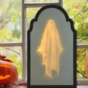 2025 Novelty marthastewarts Ghost Mirror with Creepy Eyes Ghost Halloween Ghostmirror Eerie Haunted House Apparition Indoor DIY Ghost Mirror
