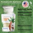 THRIVE FIELDS Cassava Flour - All-Purpose Yuca Root Flour for Baking - Grain and Nut Free, Non GMO - Great for Tortillas, Pancakes, Pasta, Cooking & More - 2 lb Bag (32 Ounce (Pack of 1))