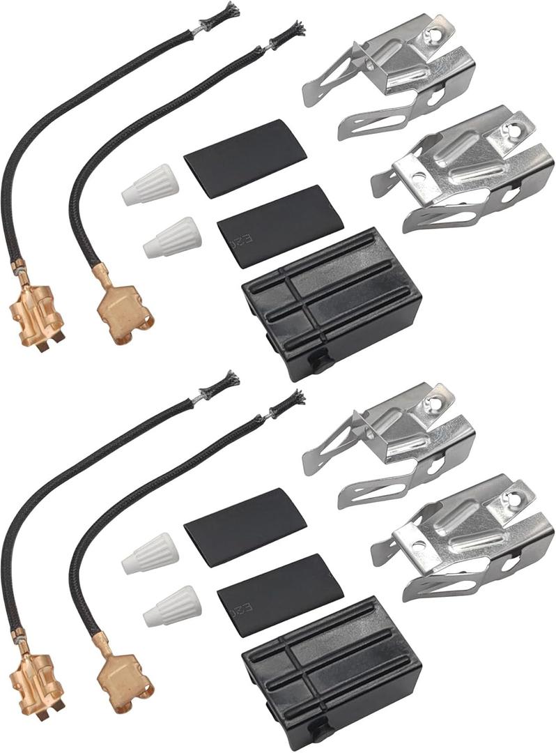 2Sets Universal Range Stove Element Plug Receptacle Block 330031 For Whirlpool Kenmore Electric Stove Range Burner Receptacle Kit AP3075808, PS340571, RR109 5301167733