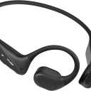Bone Conduction Headphones, IPX8 Waterproof Swimming Headphones, Std. | Open-Ear Hybrid Bone & Air Audio, Enhanced Bass, 32GB MP3 Storage, Underwater Use, Bluetooth 6.0 for Running, Abyss Black