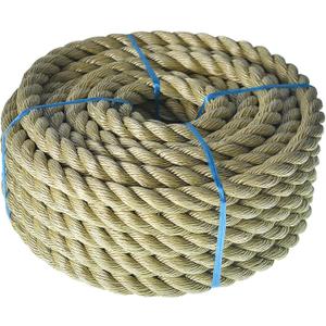 3/4 inch x 50 feet Twisted ProManila - UnManila Rop, 3 Strand Synthetic Polypropylene Rope Cordage for Weather-Resistant Decor, Crafts, Sporting, and Landscaping