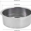 Coffee Filter Basket, Premium Stainless Steel Double Layer Pressurized Espresso Filter Basket 51mm for Portafilter Home Barista Use