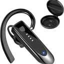 Atheewon Bluetooth Earpiece, Wireless Handsfree with Noise Cancelling Mic, 20Hrs Call Time Bluetooth 5.4 Headset, 180 Hrs Standby Time Headset for Business/Trucker/Driver