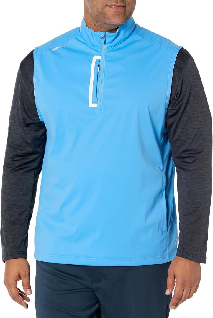 PUMA mens Momentum Wind Vest (X-Large, Regal Blue-white Glow)