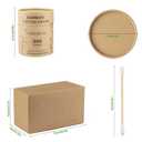 Bamboo Cotton Swabs 400 count, Organic Cotton Swab Round Tips, Natural Wooden Cotton Buds for Ears, Double Heads Ear Sticks Travel, Makeup Remover