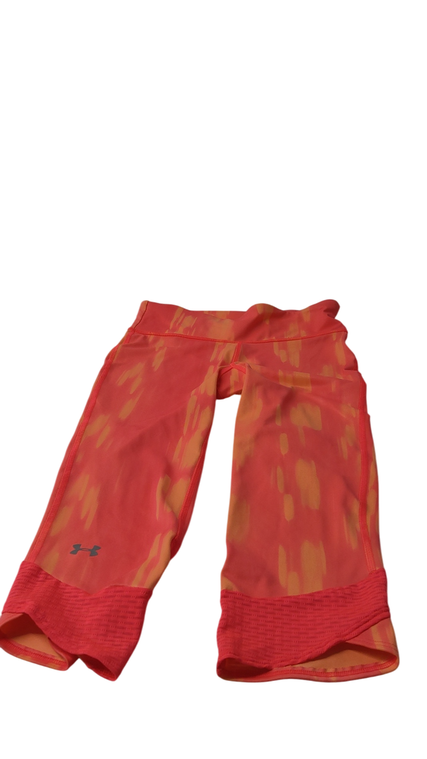Under Armour Orange Coral Capri Leggings S