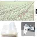 Greenhouse Plastic Sheeting 12 x 25ft - 6 Mil Clear Polyethylene Film, UV Resistant & Anti-Drip Heavy Duty Plastic Cover - Multi-Purpose Clear Tarp for Garden, Agriculture, and Construction (5-Layer)