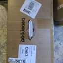 T1 Double Pet Stroller for 2 Small Dogs or Cats Lightweight Foldable Double Cat Stroller with Detachable Carrier (Black)