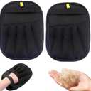 WESUN Pet Hair Removal Glove, Reusable Pet Hair Remover Glove, 2025 New Upgrade Efficient Grooming Gloves for Pet Hair, for Furniture, Carpet, Car Seat, Pet Grooming (1) 2 Pack