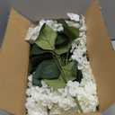 8 Pcs Hydrangea Artificial Flowers Outdoor Silk Bouquets, UV Resistant Faux Hydrangeas Flowers for Table Vase Centerpieces Outside Party Wedding Baby Shower Home Indoor Outdoor Decor (8, White)