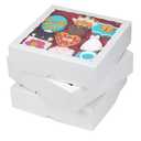 RomanticBaking 15pcs 8x8x2 Inches Bakery Boxes with Window Cookies Boxes Chocolate Covered Strawberries Box Bakery Treat Box Packaging for Cakesickle Pie Chocolate Truffle Easter