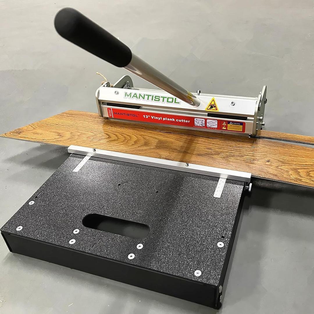 13" Pro SPC, LVP, LVT, WPC, RVP, VCT, PVC and Rigid Core Vinyl Flooring Cutter LVT-330; Cuts up to 5/16" (8mm) thick