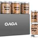 Natural Wood Chips for Cocktail Smoker - 8 Flavors - for Cocktail Parties, Fast-Burning Smoking Chips Compatible with Electric Whiskey Smokers & Smoke Guns, Smoker Accessories Gift Set for Men