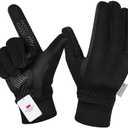 MOREOK Winter Gloves for Men/Women -10°F 3M Thinsulate Warm Touch Screen Snow Ski Bicycle Bike Gloves for Driving/Cycling/Running/Hiking Size L