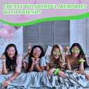 2 x Yunlly 12 Pcs Purple and Green Witch Party Decorations Purple and Green Scrunchies Glasses for Witch Themed Party Favors Accessories Bulk