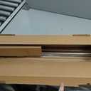 Ivilon Drapery Treatment Window Curtain Rod - Acrylic Ball 1 inch Pole. 72 to 144 Inch. Warm Gold