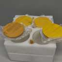 DWTS DANWEITESI Overnight Oats Containers with Lids,16oz Overnight Oats Jars 4 Pack, Oatmeal Cups,Glass Meal Prep Containers with Lids